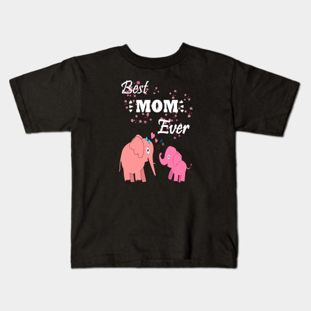 Best mom ever Kids T-Shirt by bratshirt
